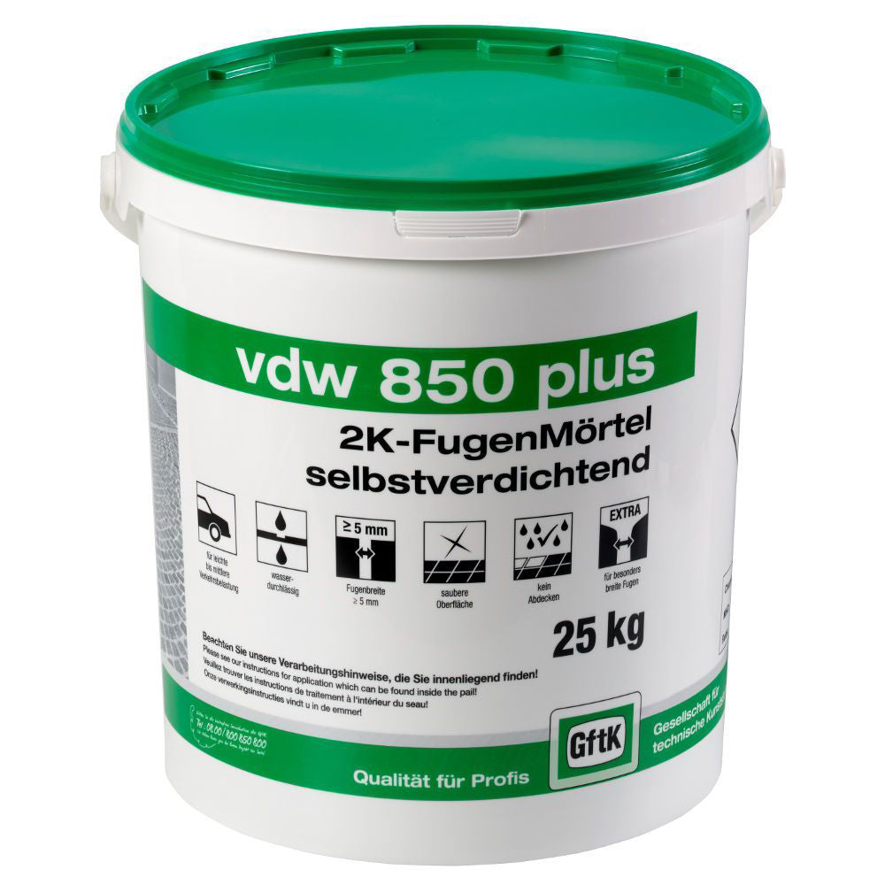 GftK vdw 850 Plus 2K-Fugenmörtel 25 kg-Eimer